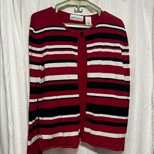 Alfred Dunner Vibrant Red Knit 1 Piece Sweater